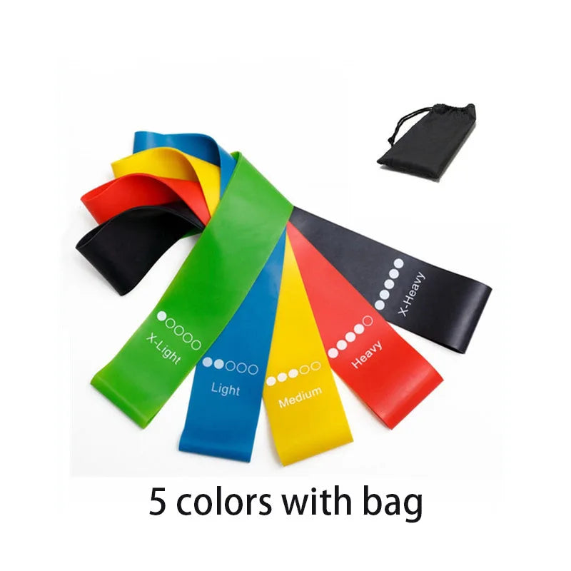 5-Piece Yoga Resistance Bands Set