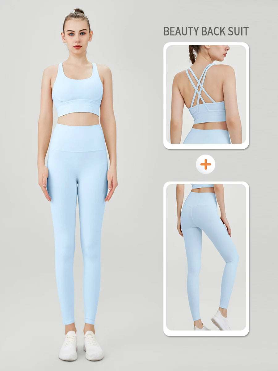 Push-Up Sports Bra & Leggings Suit