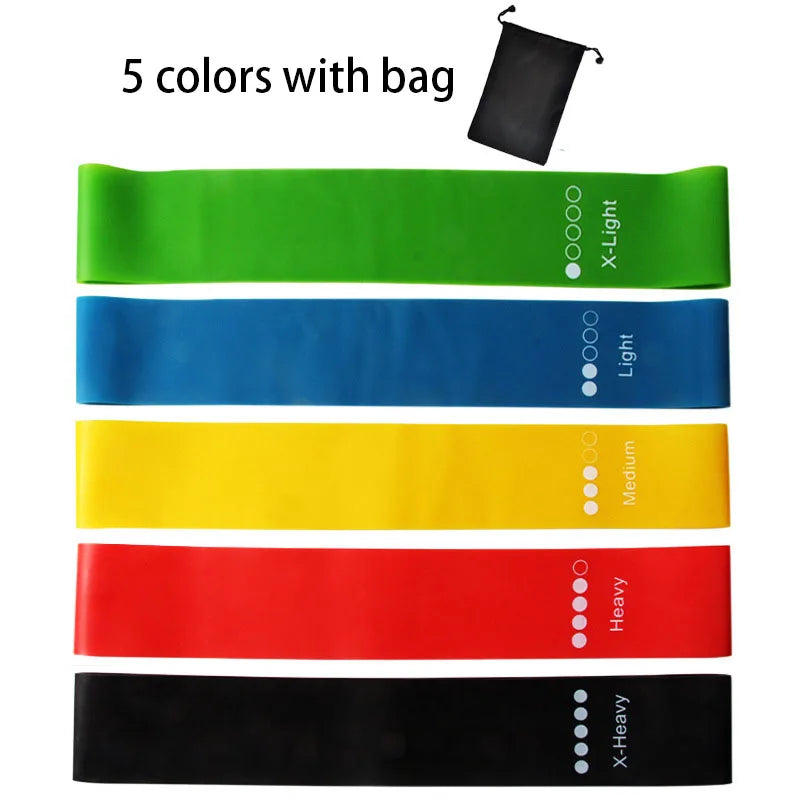 5-Piece Yoga Resistance Bands Set