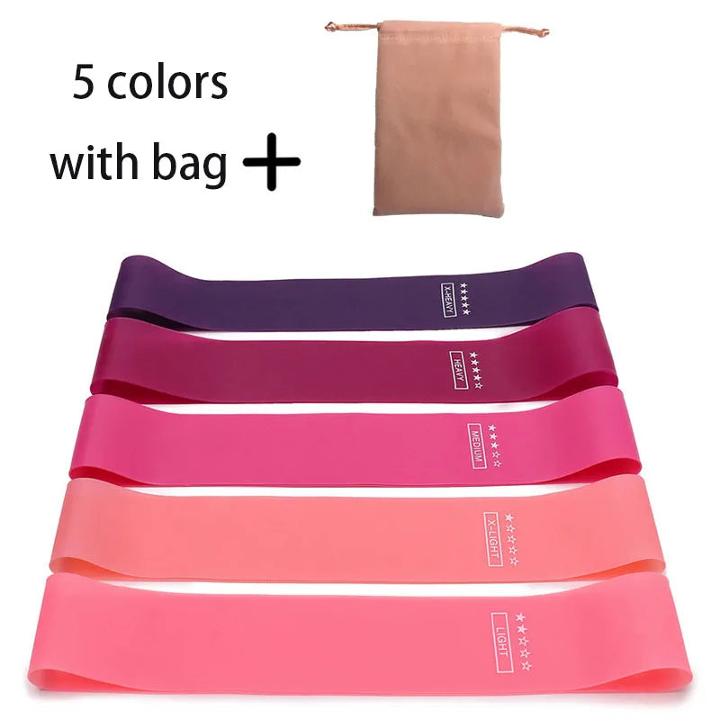 5-Piece Yoga Resistance Bands Set