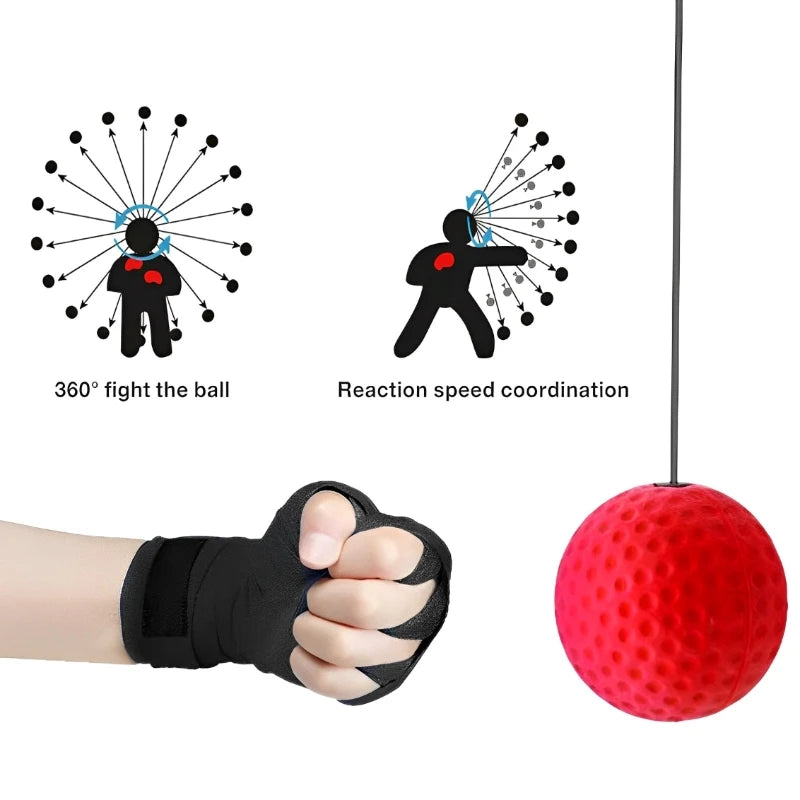 Head-Mounted MMA Boxing Speed Ball