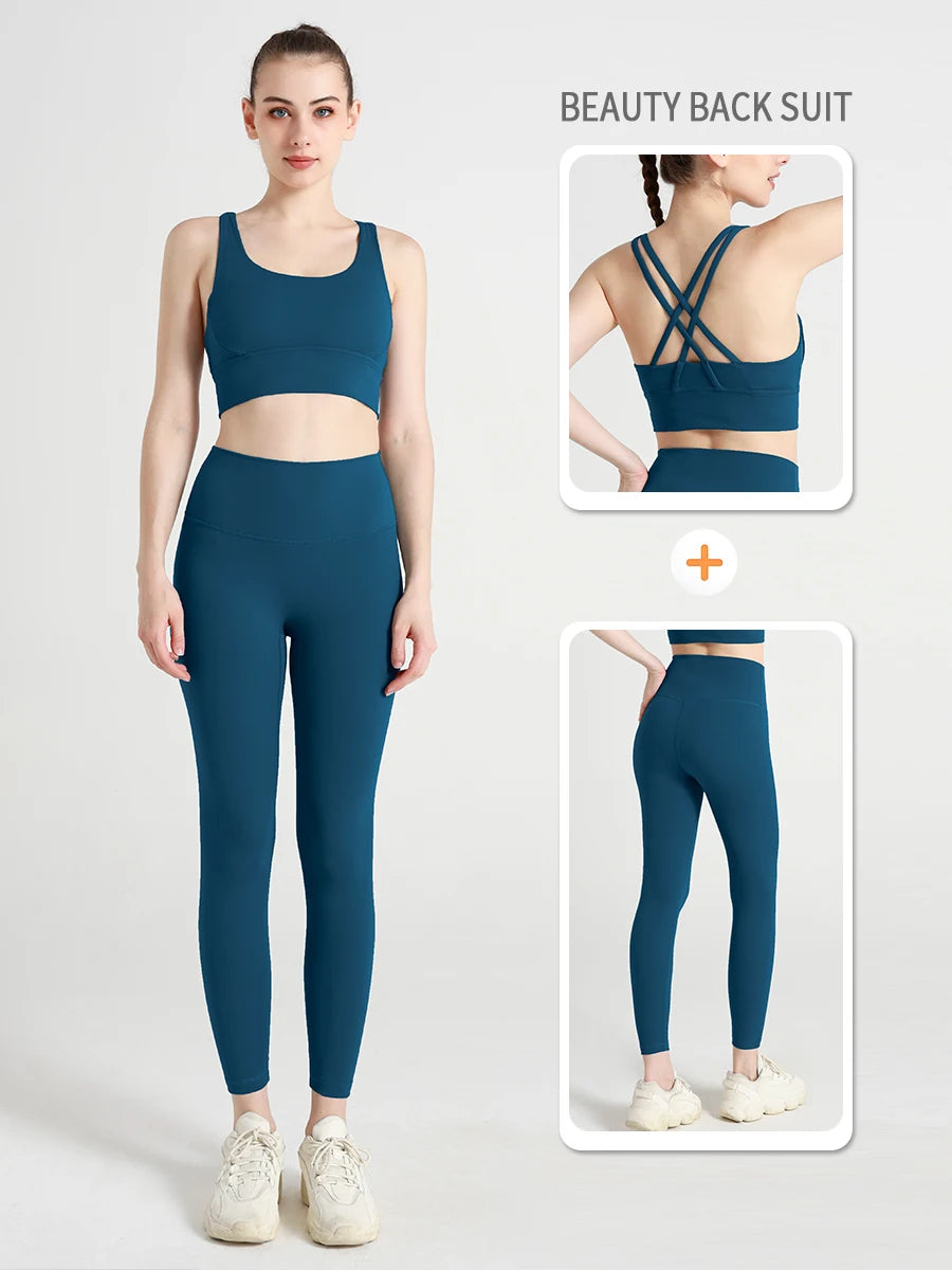 Push-Up Sports Bra & Leggings Suit