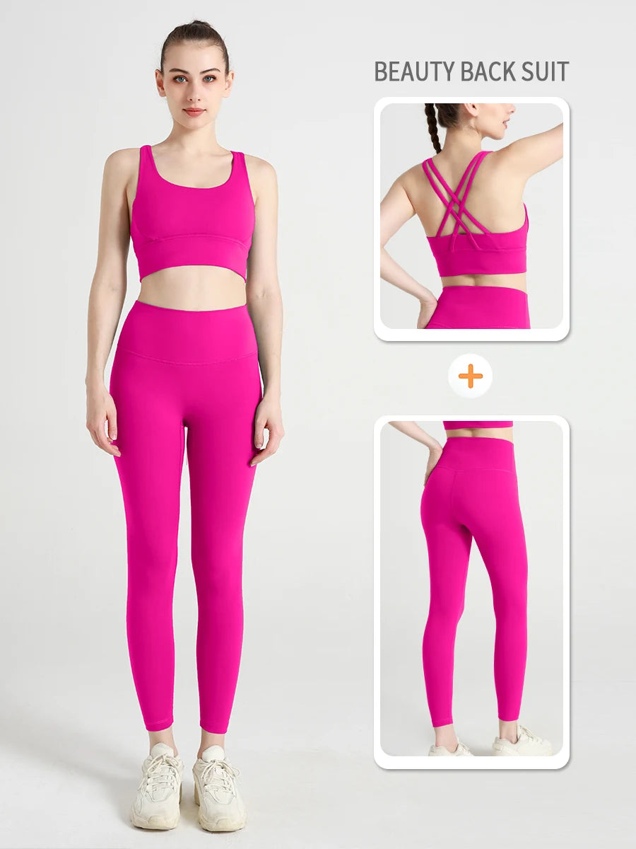 Push-Up Sports Bra & Leggings Suit