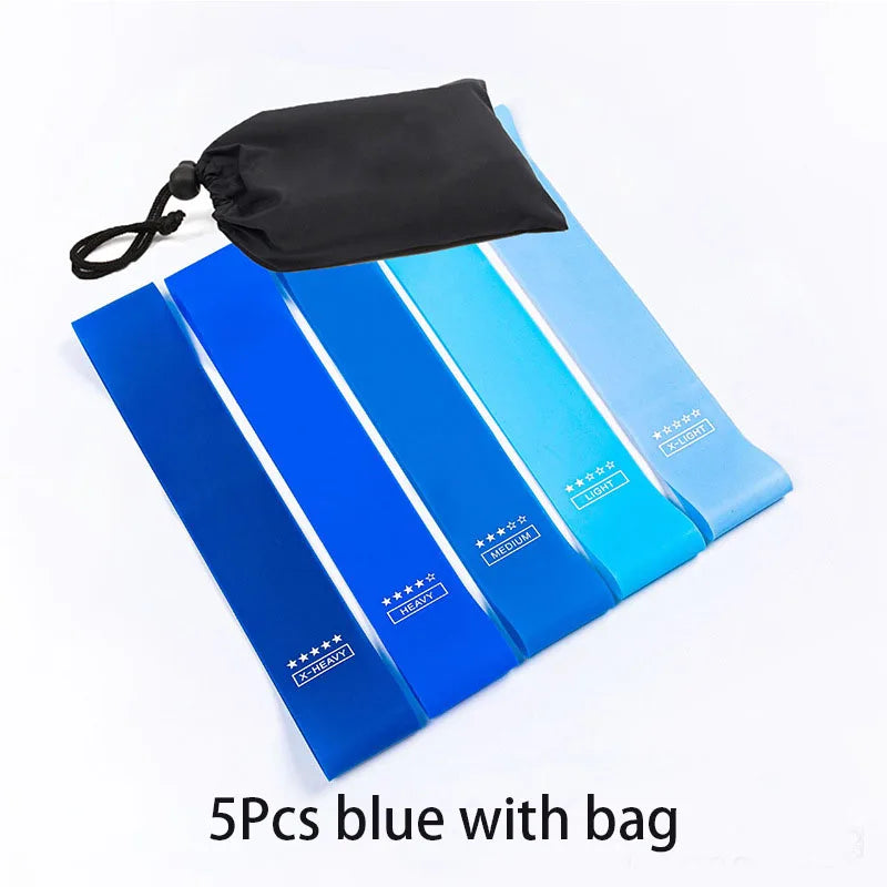 5-Piece Yoga Resistance Bands Set