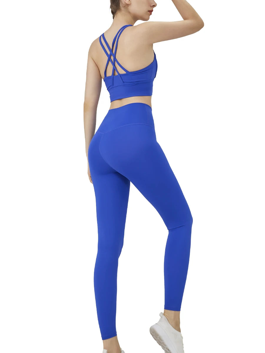 Push-Up Sports Bra & Leggings Suit