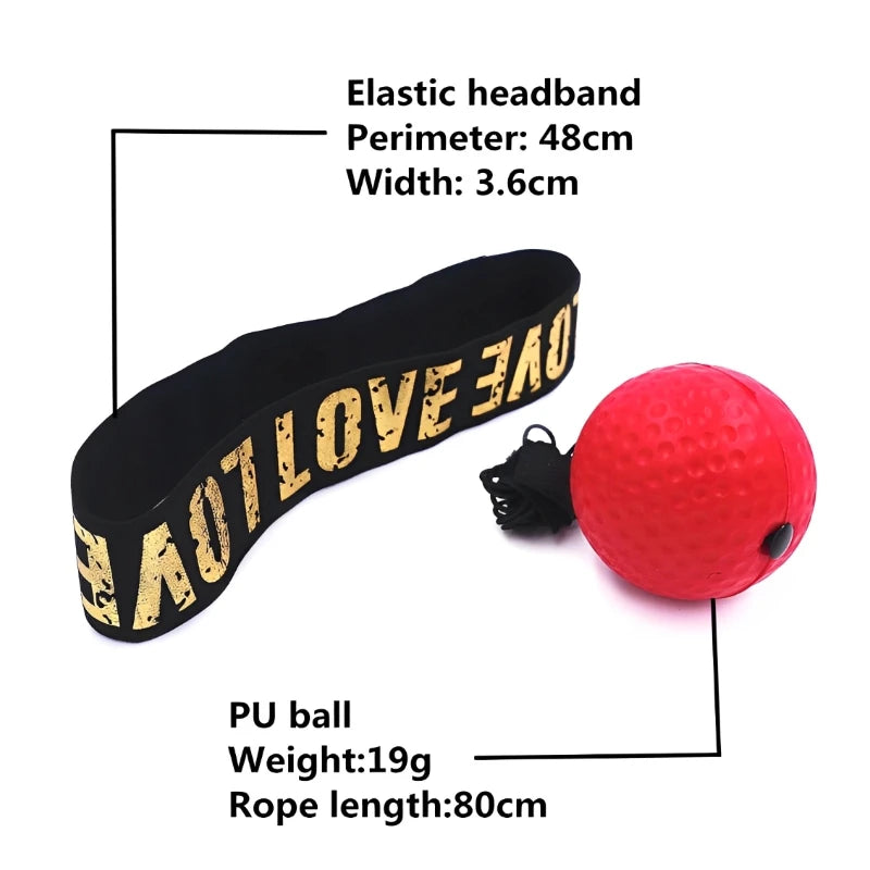Head-Mounted MMA Boxing Speed Ball