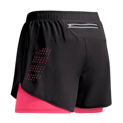 2-in-1 Quick-Dry Gym Shorts