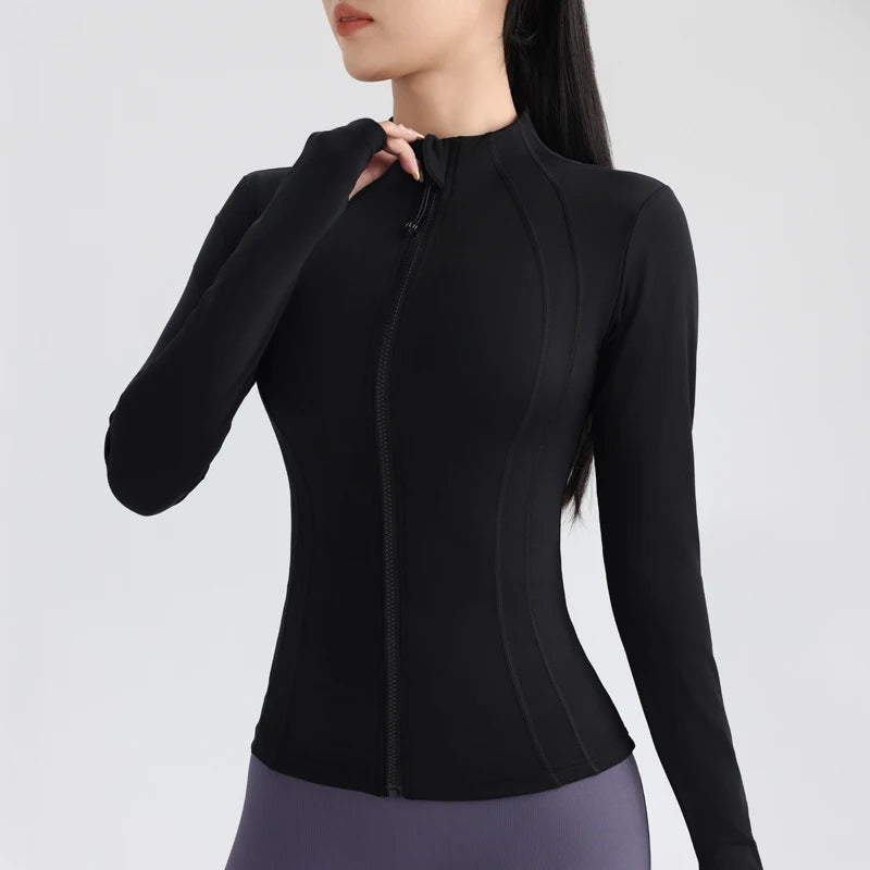 Full-Zip Yoga Jacket