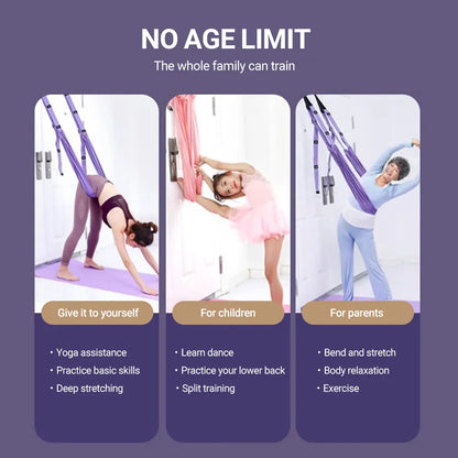 Aerial Yoga Strap Hammock Swing