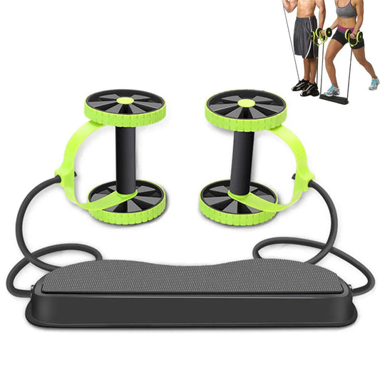 Ab Wheel Roller with Resistance Bands,