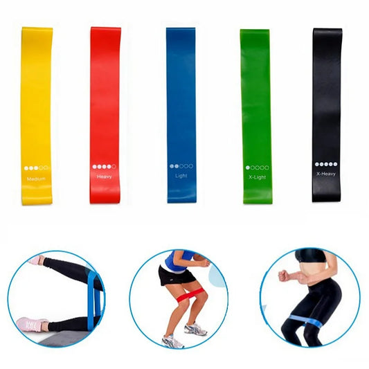 5-Piece Yoga Resistance Bands Set