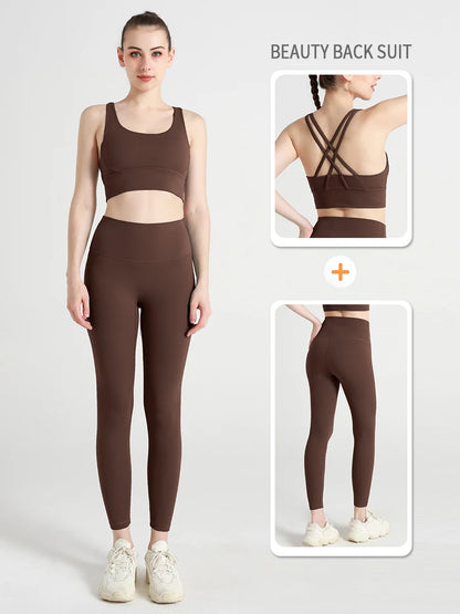 Push-Up Sports Bra & Leggings Suit