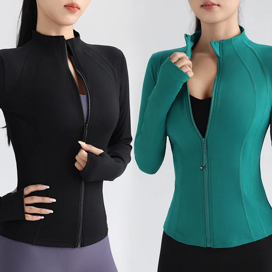 Full-Zip Yoga Jacket