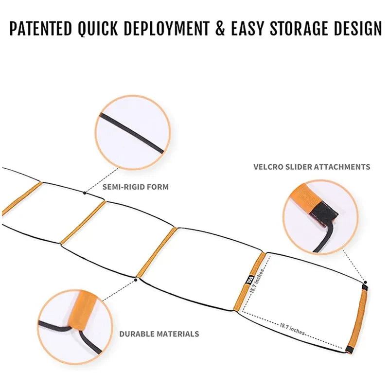 Dual-Purpose Agility Ladder