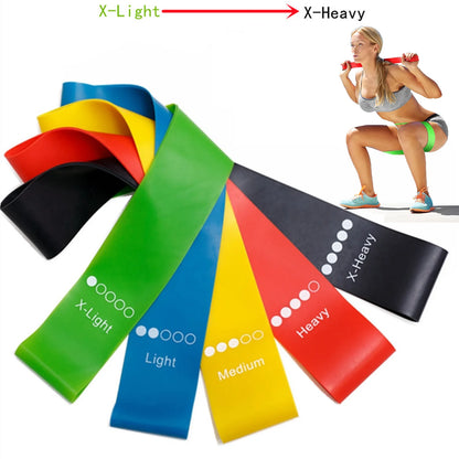 5-Piece Yoga Resistance Bands Set
