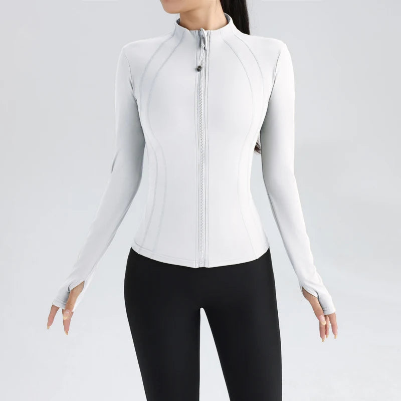 Full-Zip Yoga Jacket