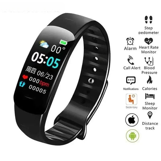 C1 Plus Smart Watch Fitness Tracker