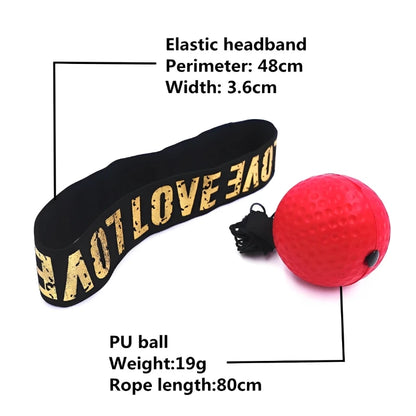 Head-Mounted MMA Boxing Speed Ball