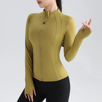 Full-Zip Yoga Jacket