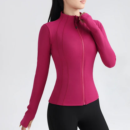 Full-Zip Yoga Jacket