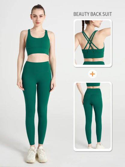 Push-Up Sports Bra & Leggings Suit