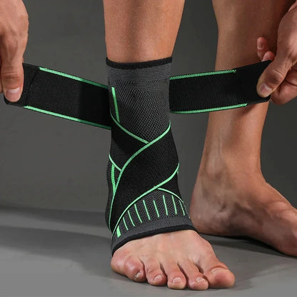 Pressurized Ankle Support Brace Elastic Strap