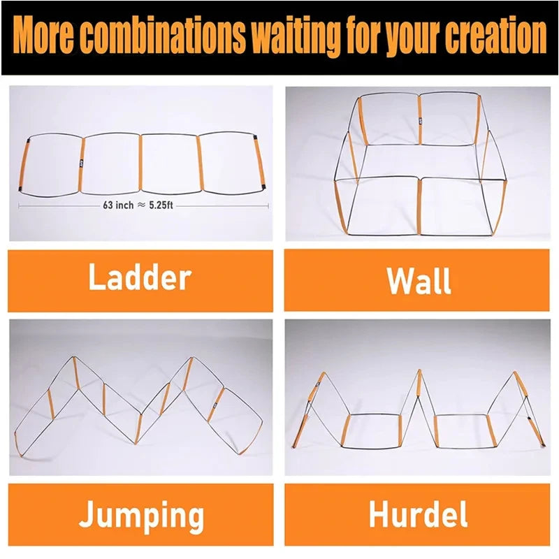 Dual-Purpose Agility Ladder